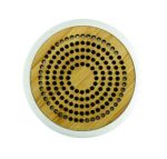 Eco-Friendly Plastic Bluetooth Speaker with Bamboo Grille - Image 3