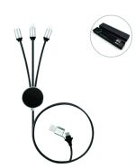 Custom 3-in-1 Charging and Data Cable Set
