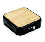 Custom Bamboo Retractable Charging Cable Set -  60W Fast Charging - Image 6