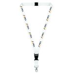 Custom Breakaway Lanyard with Detachable Buckle and Plastic Hook - Image 2