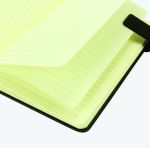 PU Leather Executive Notebook with Flap Closure - Image 4