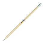 Natural Wood Pencil with Eraser - Image 2