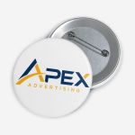 Customized Round Button Badges with Safety Pin