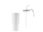 Stainless Steel Tumbler with Handle, Straw & 360° Branding - Image 4