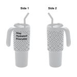 Stainless Steel Tumbler with Handle, Straw & 360° Branding - Image 8