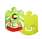 UAE Falcon Emblem Metal Lapel Badge