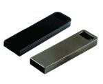 Slim Metal USB Flash Drive with Laser Engraving - Image 2