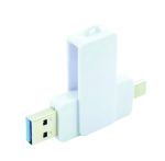 Dual USB 3.0 & Type-C Flash Drive with 360° Rotating Cap - Image 3