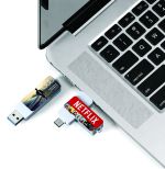 Dual USB 3.0 & Type-C Flash Drive with 360° Rotating Cap - Image 4