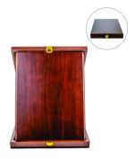 Custom Wooden Award Plaque with Metal Plate and Gift Box