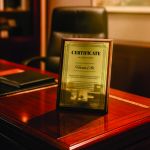 Custom Wooden Award Plaque with Metal Plate and Gift Box - Image 2