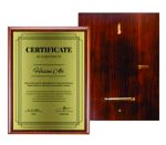 Custom Wooden Award Plaque with Metal Plate and Gift Box - Image 3