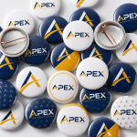 Customized Round Button Badges with Safety Pin - Image 2