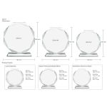 Faceted Octagon Crystal Award Trophy - Image 3