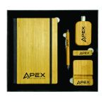 Custom 5-Piece Bamboo Tech Gift Set - Image 2
