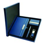 Custom Executive Gift Set with Notebook, Pen, Card Holder and Keychain - Image 6