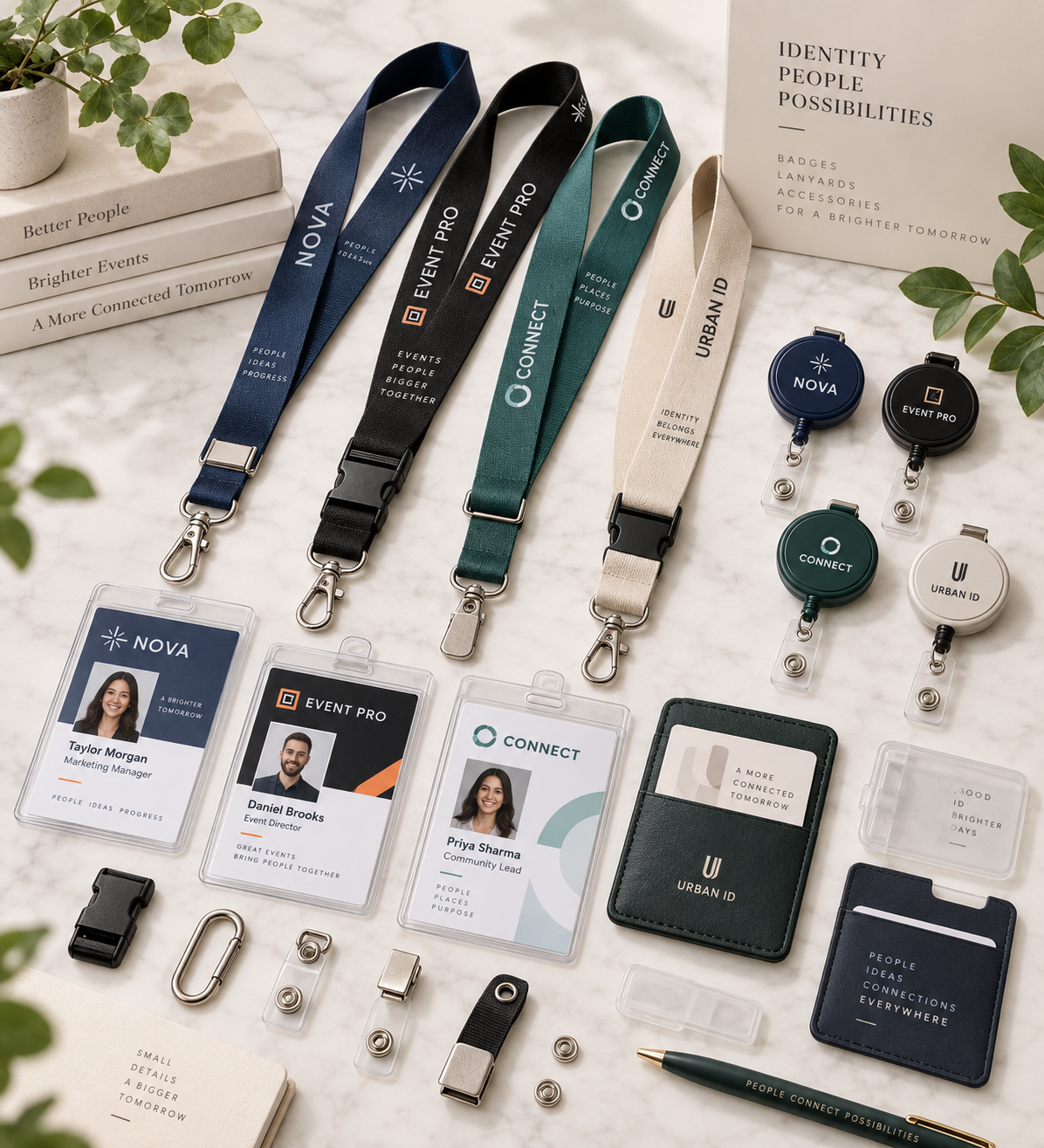 Custom printed lanyards and ID card holders in Dubai UAE