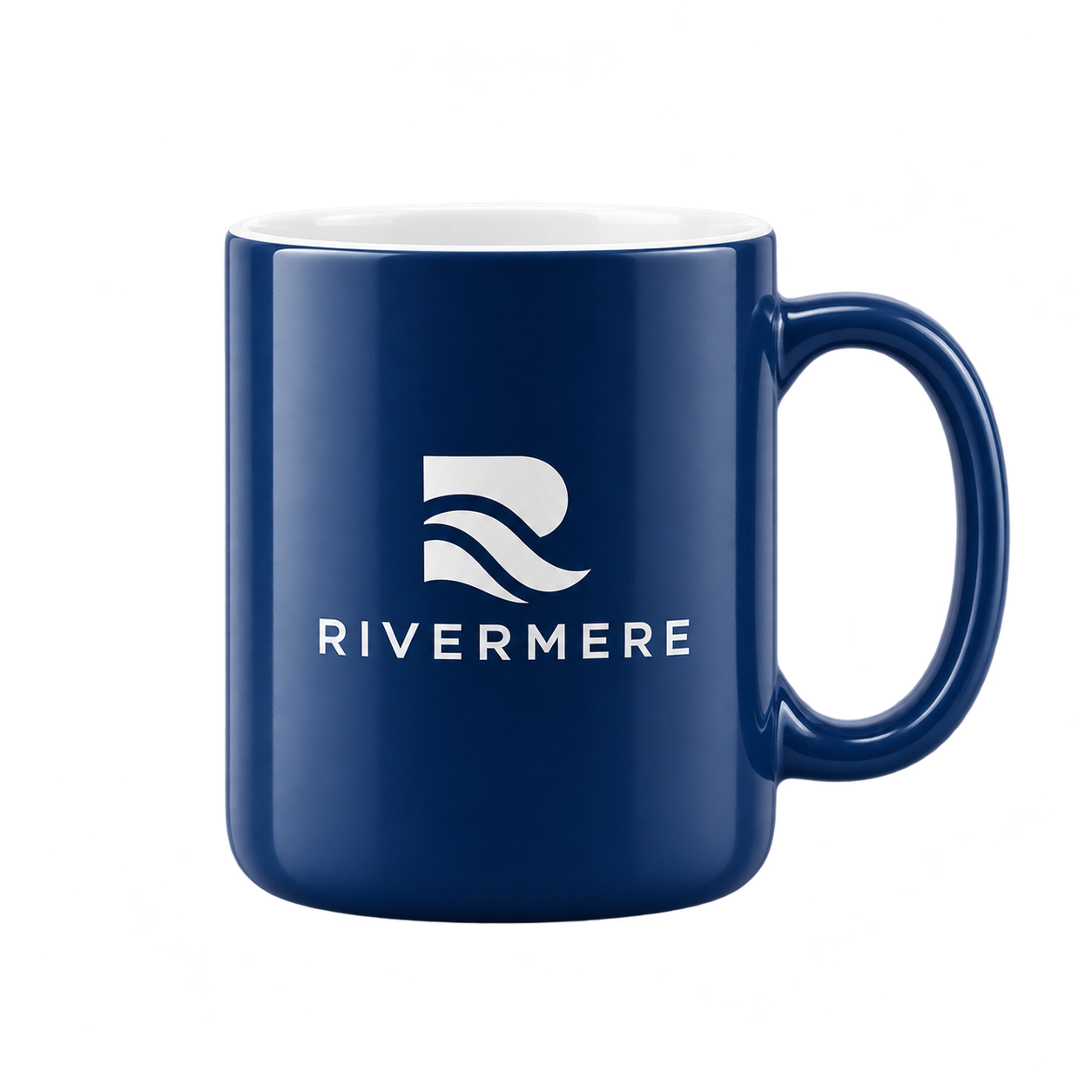 Custom printed ceramic mug with corporate branding in Dubai UAE