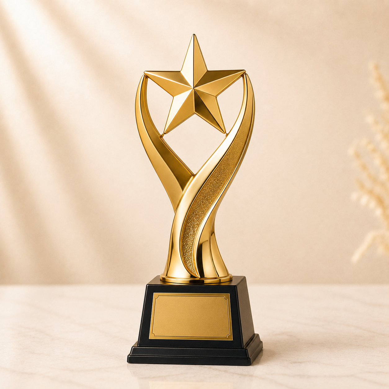 Gold medal and wooden shield award for sports, corporate events and recognition ceremonies in Dubai